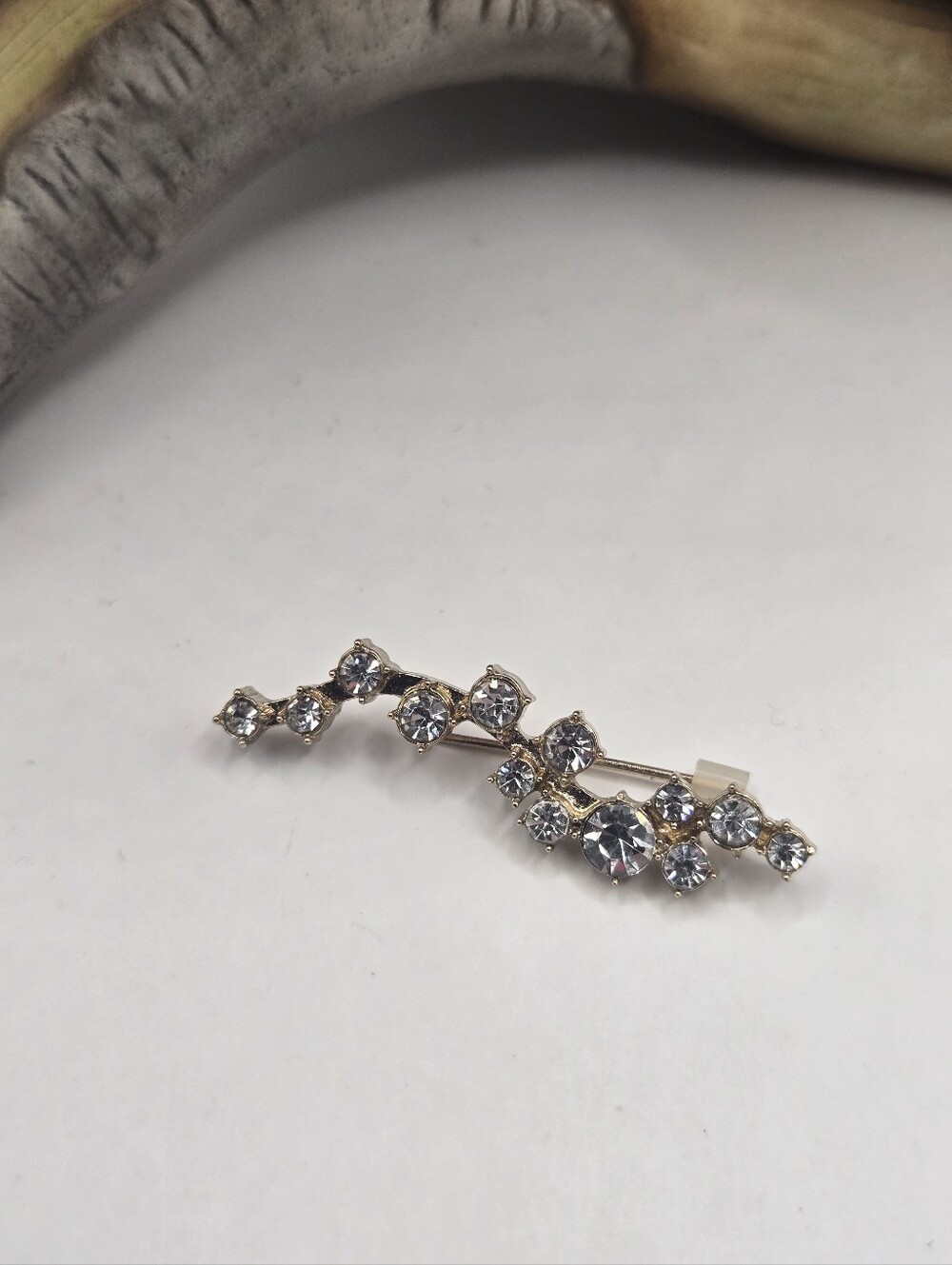 Baublebar Gold Tone With Stone Farah Ear Crawler Earring Single